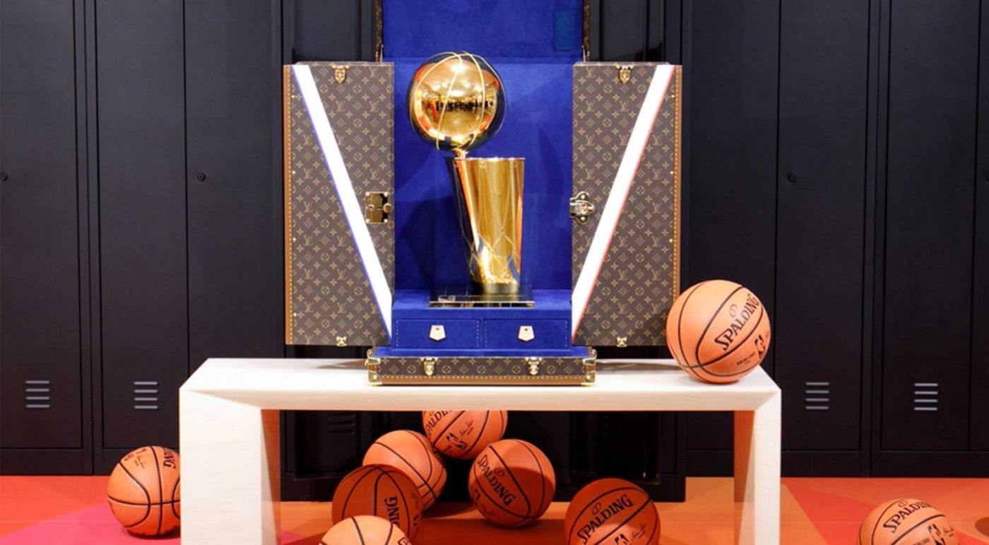 Louis Vuitton x NBA travel trophy case unveiled